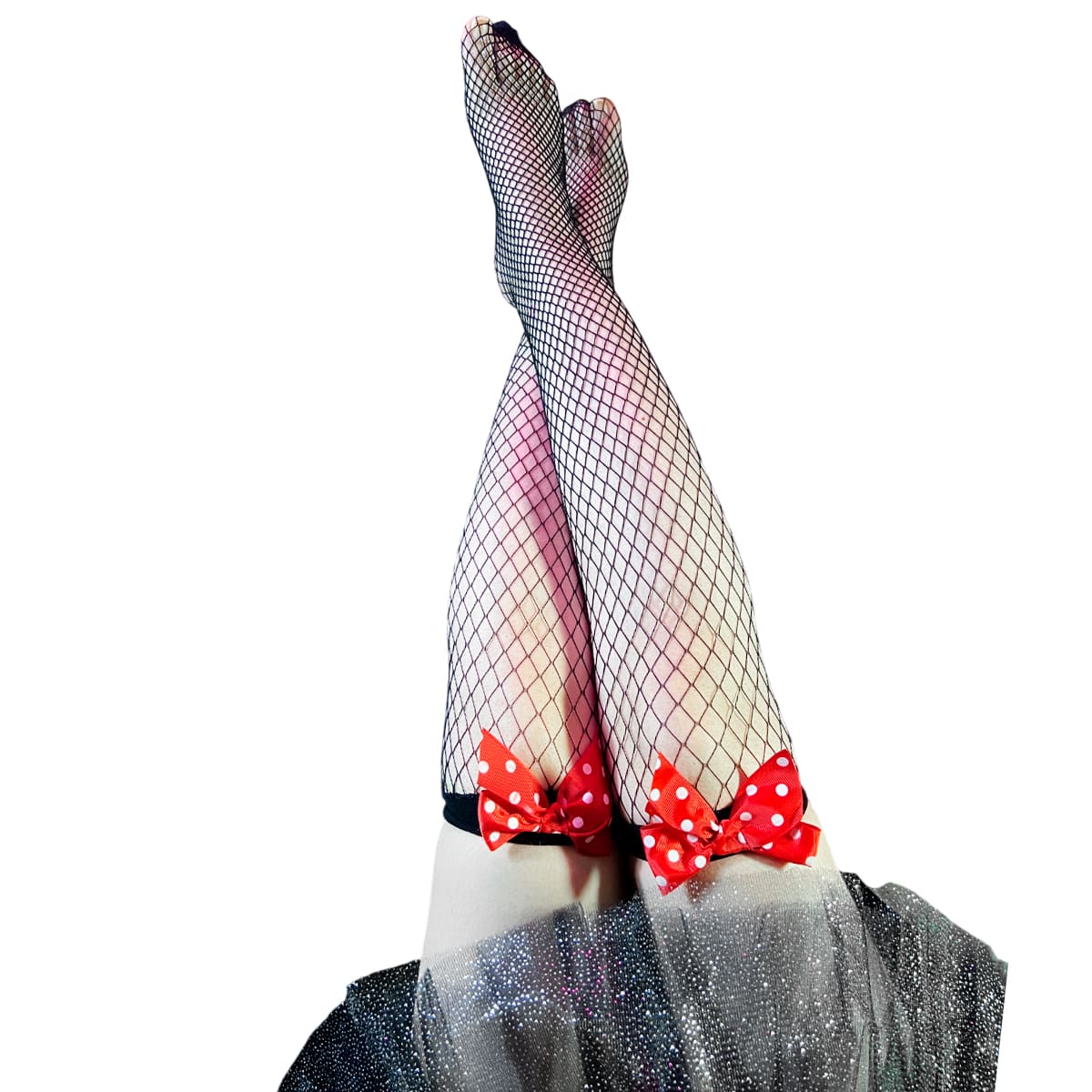 Miniatura 5 de Medias de Red Lazo Rojo Lunares WW1012-3